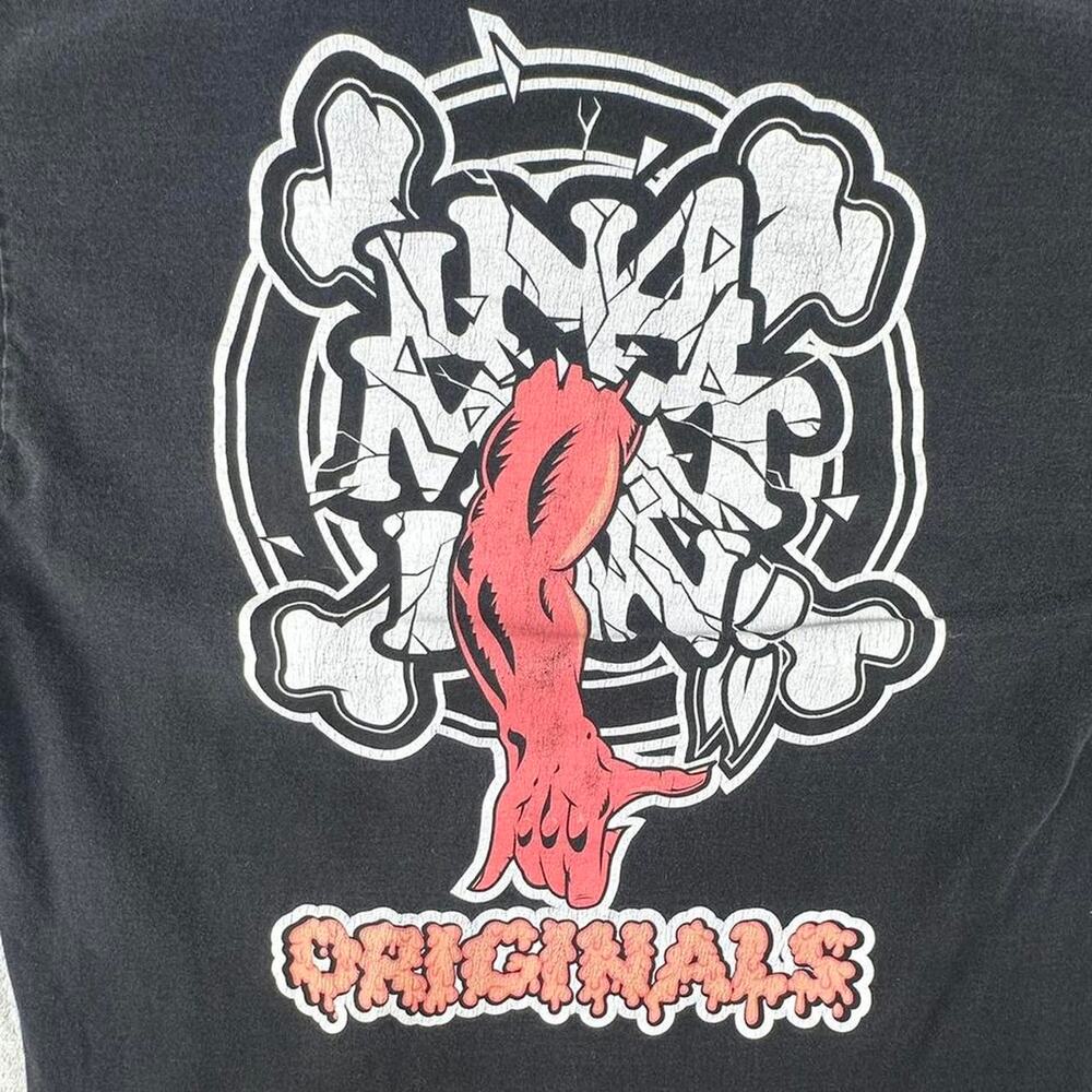 In4ma+Tion Originals Black Bones Graphic T-shirt Size Medium - Picture 7 of 8